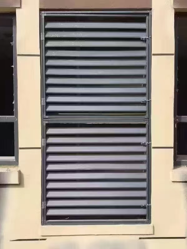 吕梁市铝单板空调罩铝格栅百叶窗 - 方案